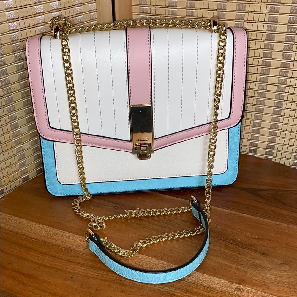 Aldo Chic Multicolor Chain Strap Crossbody